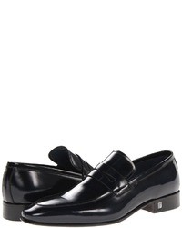 Versace Verace Collection Patent Penny Loafer Slip On Dre Shoe