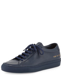 Common Projects Achilles Leather Low Top Sneaker Navy