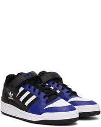 adidas Originals Black Blue Forum Low Sneakers