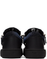 Giuseppe Zanotti Black Blue Frankie Sneakers