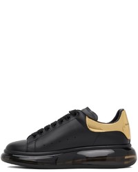 Alexander McQueen Black Gold Oversized Sneakers