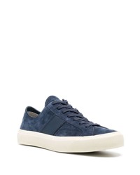 Tom Ford Cambridge Logo Patch Sneakers