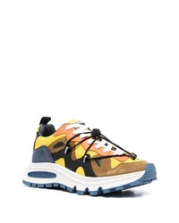 DSQUARED2 Color Block Low Top Sneakers