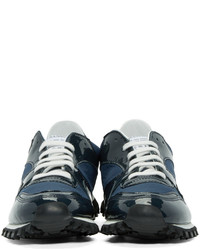 Comme des Garcons Comme Des Garons Comme Des Garons Navy Spalwart Edition Sneakers