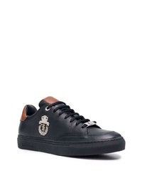 Billionaire Crest Plaque Low Top Sneakers