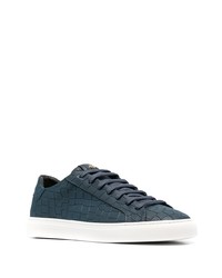 Hide&Jack Crocodile Embossed Sneakers