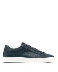 Hide&Jack Crocodile Embossed Sneakers