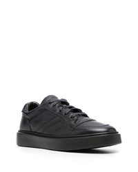 Doucal's Grained Leather Sneakers