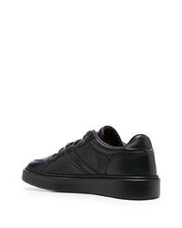 Doucal's Grained Leather Sneakers
