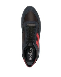 Hogan H601 Leather Low Top Sneakers
