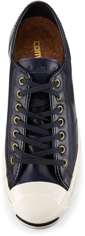 jack purcell navy blue leather