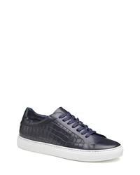 J AND M COLLECTION Jake Sneaker In Navy Italian Cal At Nordstrom