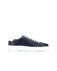 Emporio Armani Leather Lace Up Sneakers