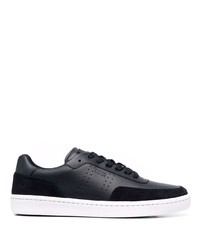 BOSS Leather Lo Top Trainers