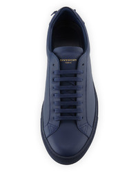 Givenchy Leather Low Top Sneaker Navy