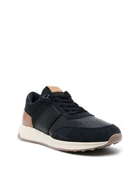 Tod's Leather Trimmed Low Top Sneakers