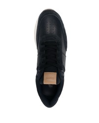 Tod's Leather Trimmed Low Top Sneakers