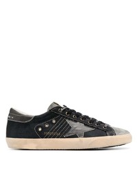 Golden Goose Logo Patch Leather Sneakers