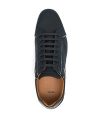 BOSS Low Top Leather Trainers