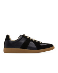 Maison Margiela Navy And Black Replica Sneakers