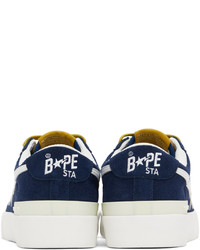 BAPE Navy Mad Sta 1 Sneakers