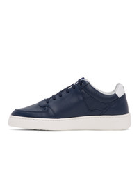 Ps By Paul Smith Navy Striped Saturn Sneakers