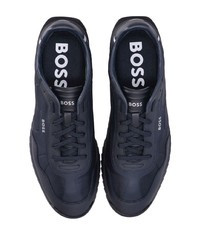 BOSS Panelled Design Lace Up Sneakers