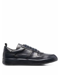 Officine Creative Panelled Low Top Leather Sneakers