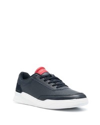 Tommy Hilfiger Perforated Leather Lace Up Sneakers