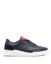 Tommy Hilfiger Perforated Leather Lace Up Sneakers