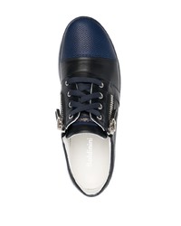 Baldinini Perforated Leather Low Top Sneakers
