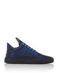 Filling Pieces Perforated Low Top Sneakers Blue
