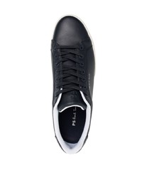 PS Paul Smith Rex Leather Zebra Motif Sneakers