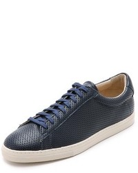 Zespà Zespa 4 Perforated Leather Sneakers
