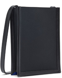 Alexander McQueen Black Mini Edge Messenger Bag