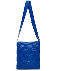 Bottega Veneta Blue Paper Cassette Messenger Bag