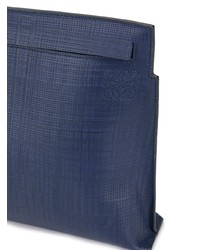 Loewe Textured Check Pattern Shoulder Bag