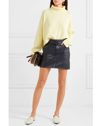 Victoria Victoria Beckham Leather Mini Skirt