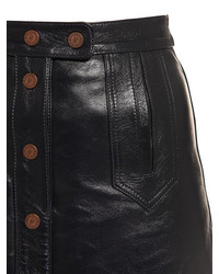Tommy Hilfiger Patent Leather Mini Skirt Gigi Hadid
