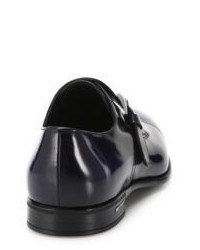 Prada Baltico Leather Single Monk Strap Shoes