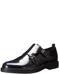 Calvin Klein Damire Faux Patent Leather Monk Strap Shoe