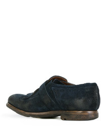 Church's Distressed Brogue Detail Monk Shoes