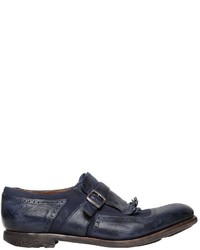 Church's Shanghai Washed Leather Linen Shoes
