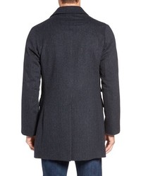 Billy Reid Astor Three Button Wool Overcoat