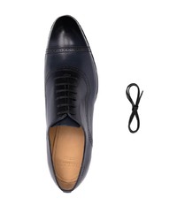 Bally Perforated Detail Leather Oxford Shoes