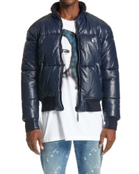 Off-White Reversible Leather Puffer Jacket