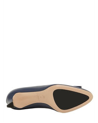 Bally 55mm Bellyna Bow Leather Pumps