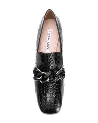 Alberto Gozzi Crocodile Embossed Pumps