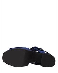 Jeffrey Campbell 110mm Masie Velvet Platform Sandals