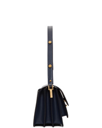 Marni Blue Saffiano Medium Trunk Bag
